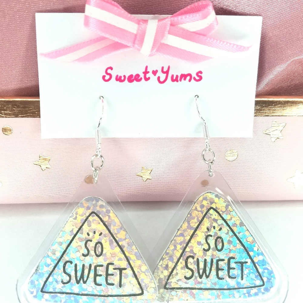 3/$15 So Sweet" Holo Earrings